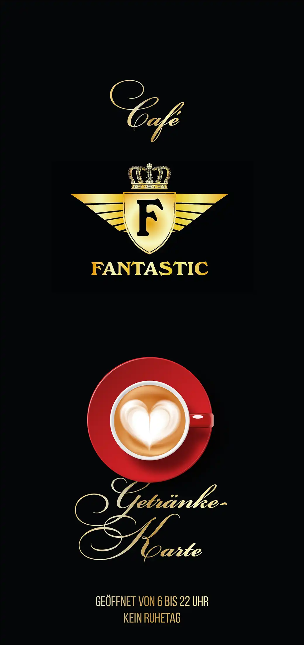 Caffe Club Fantastic Getränkekarte